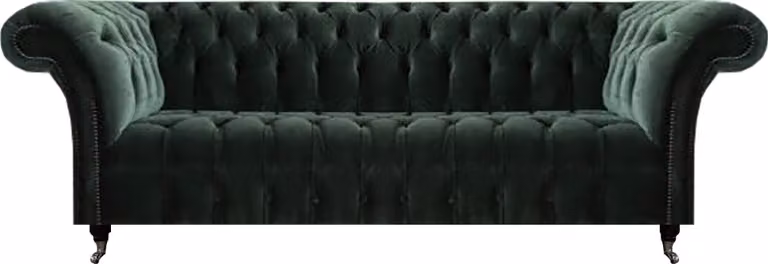 Sofa Dreisitzer Wohnzimmer Couch Polstermöbel Textil Einrichtung Chesterfield