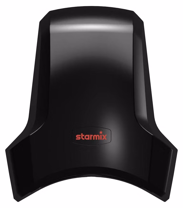 Asciugamani elettrici a infrarossi, 1000 W, colore nero, materiale: plastica ABS