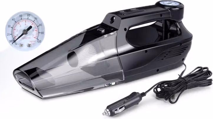 4 in 1 Aspirapolvere per auto Pompa gonfiabile portatile, Modelli: Puntatore a filo