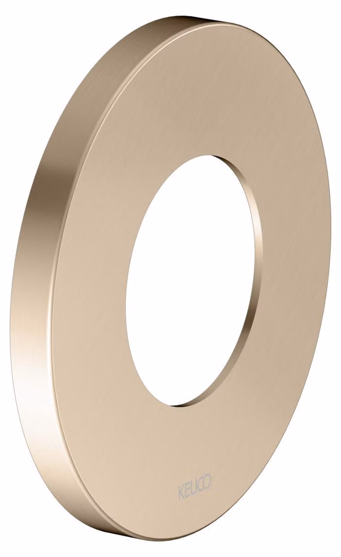 Rosace murale KEUCO surdimensionnée pour robinets et mitigeurs thermostatiques de douche encastrés, ronde, 59553, 59556030091, 59556030091