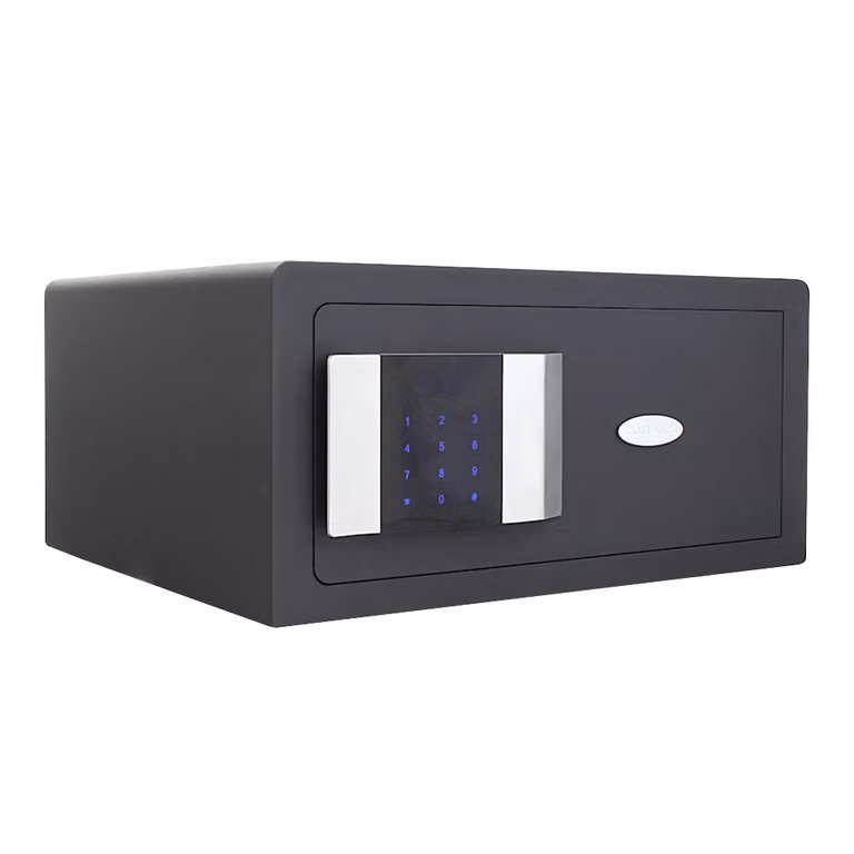 Cassaforte per mobili Rottner Prestige Lap antracite | Serratura touch screen | 42 x 20 x 39 cm