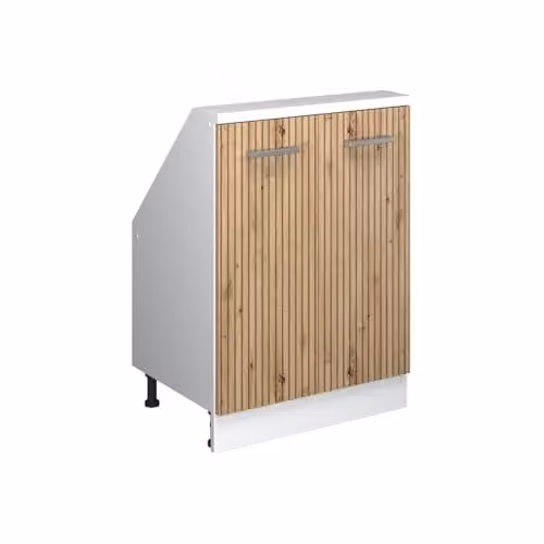 Vicco Mobile sottotetto Rion, Rovere artigianale/Bianco