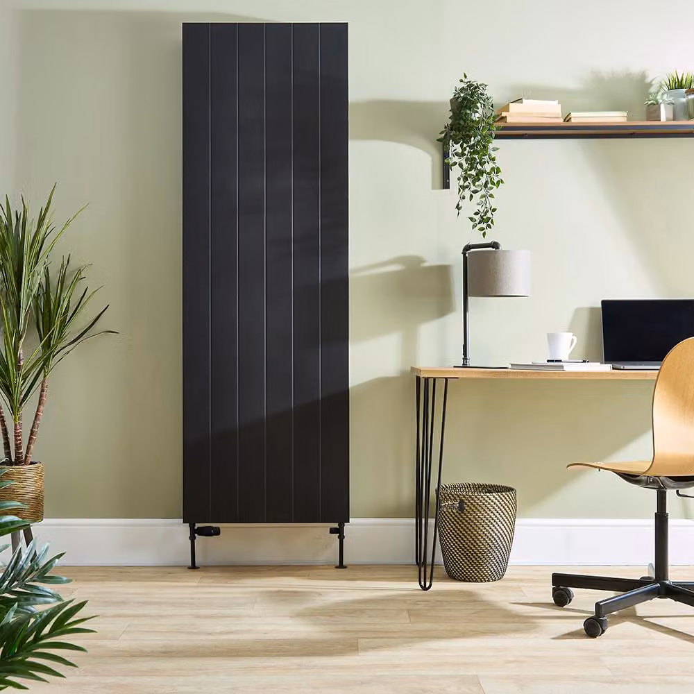 Radiatore Convettore Verticale a Piastra - Nero -  Tipo 20 - 1800mm x 600mm