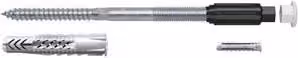 Tassello per cappotto Fischer Thermax 8 10 Doppio Filetto Argento Ø 12 mm, 20 Pezzi