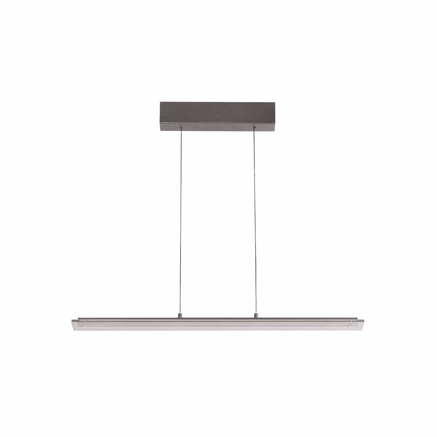 FISCHER & HONSEL Lampada a sospensione Torvi, dimmerabile, Alluminio / Grigio / Zincato, Soggiorno / Sala da pranzo, Metallo, Moderno, Lampada a sospensione
