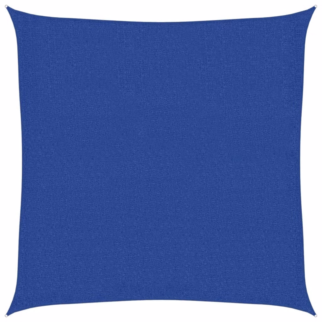 Tenda da sole 160 g/m² Quadrato blu 3,6x3,6 m HDPE