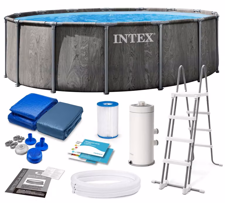 Piscina da giardino con telaio 457 x 122 cm 12 in 1 INTEX 26742ND