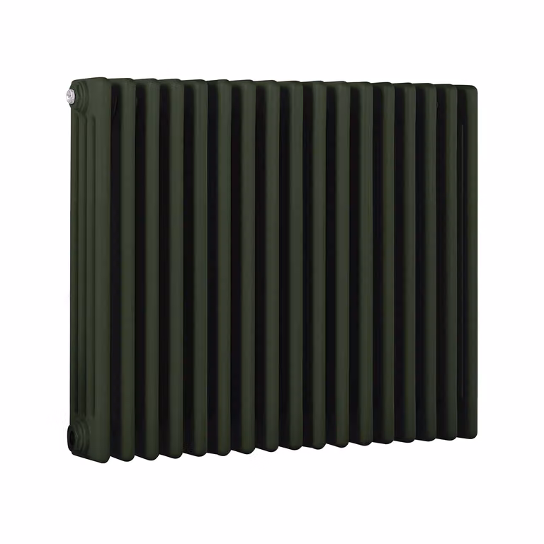 Radiatore Orizzontale a Colonne (4 Colonne) 600mm x 785mm - Verde (Evergreen) - Regent