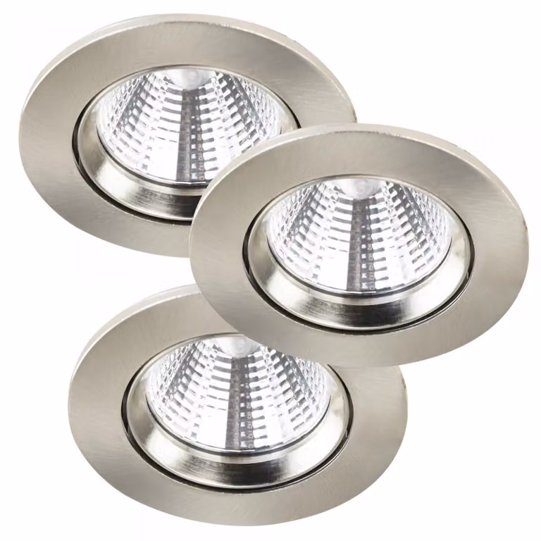 Fremont set di 3 luci LED in acciaio