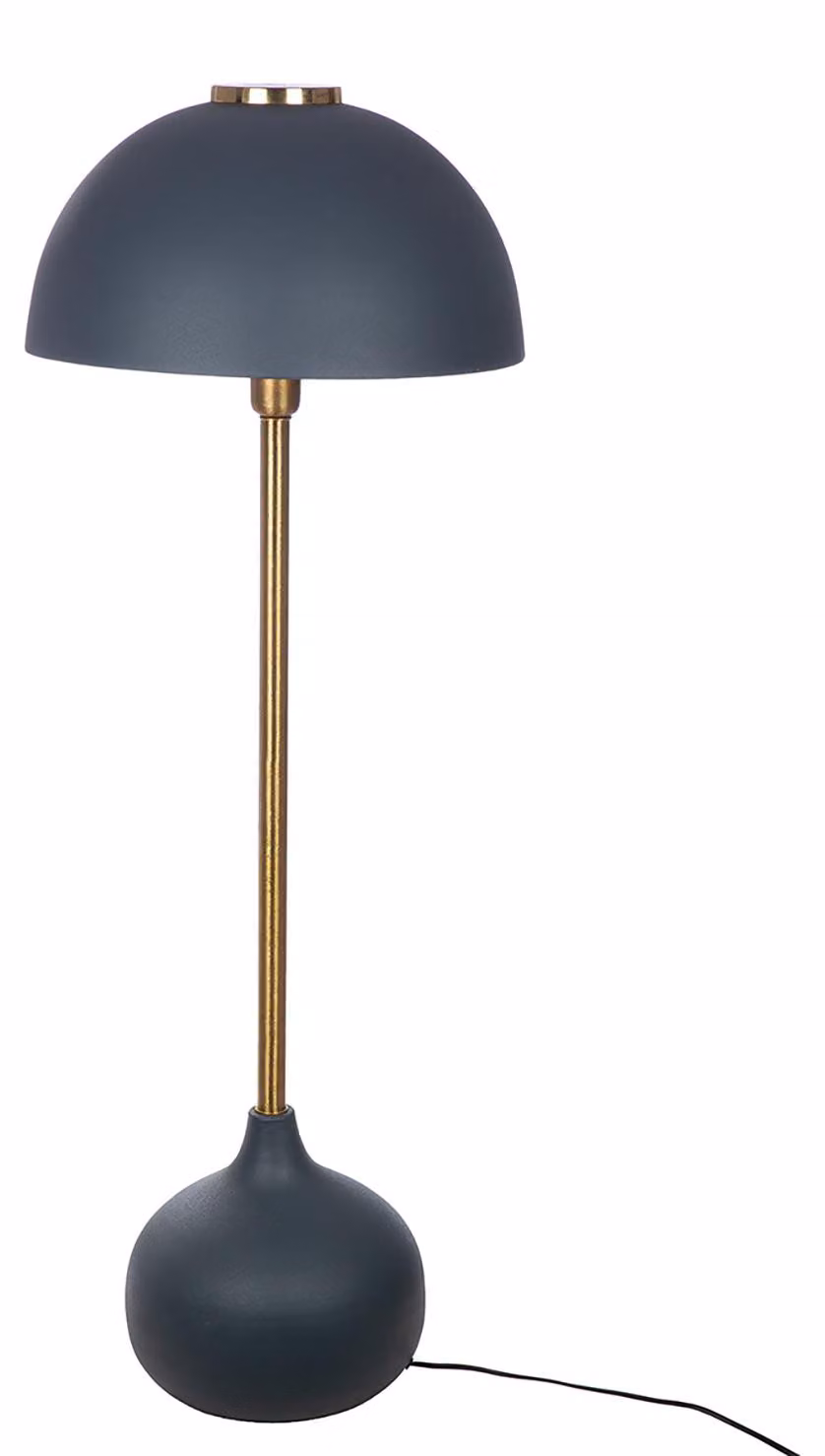 Gilde Stehleuchte, "Kyra", Eisen, nachtblau, VE 1, H. 113 cm, D. 40 cm 58019 4063387580196