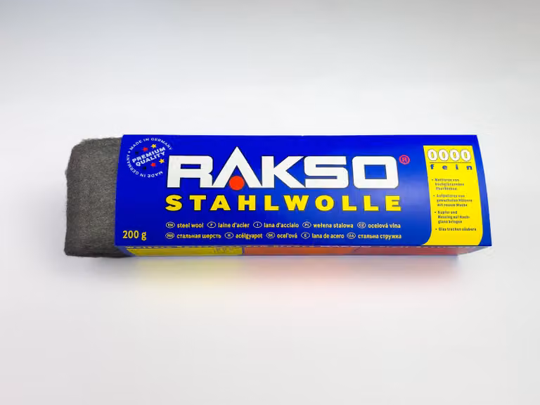 RAKSO, confezione da 200 grammi di lana d'acciaio, tipo 0000