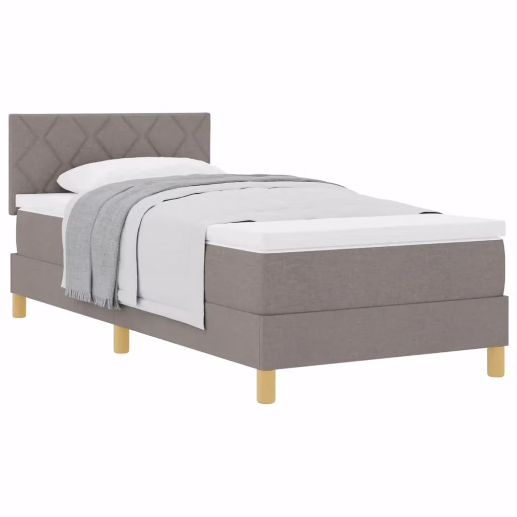 Letto ibrido con cuscino Talpa vidaXL in tessuto beige o grigio L/P/H: 200 x 90 x 93 cm – 2