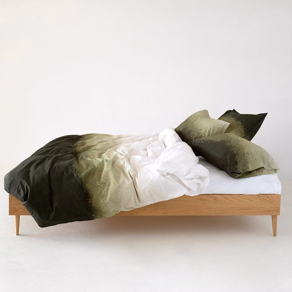 Copripiumino Nightfall verde oliva 200 x 200 cm 100% cotone Europe