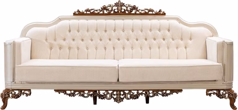 Sofa 3 Sitzer Chesterfield Dreisitzer Sofas Luxus Wohnzimmer Barock Stil Couch