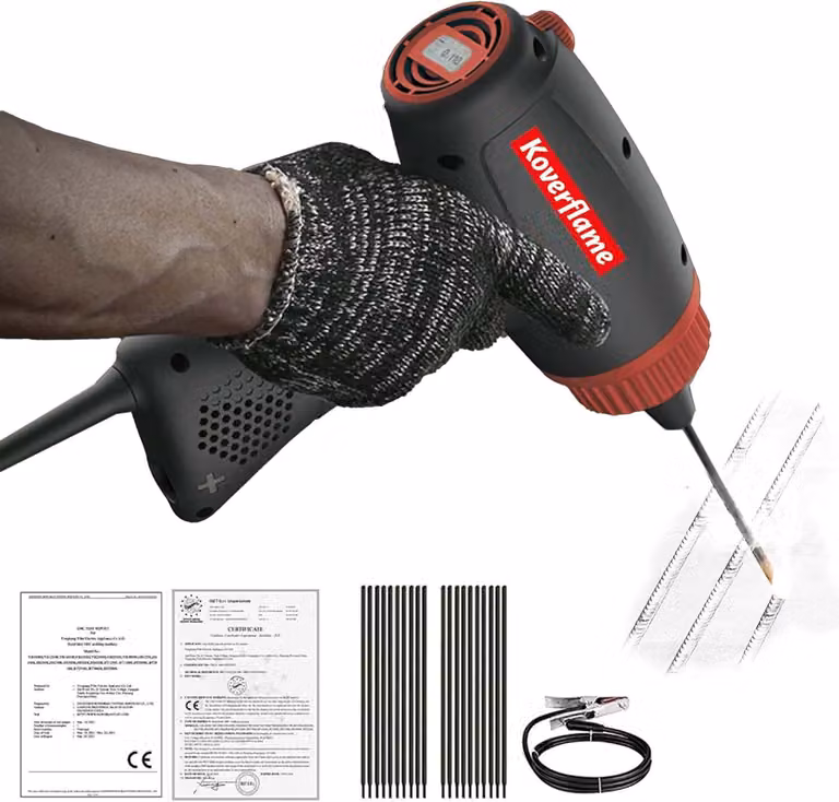 Saldatrice ad arco elettrica portatile, 220V, set di strumenti multifunzione per saldatura