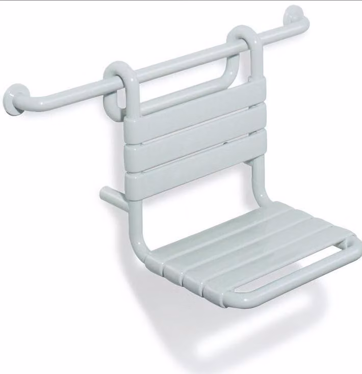 Sedia monoblocco HEWI, modello n. 801.51.100, larghezza 345 mm, profondità 480 mm, colore bianco