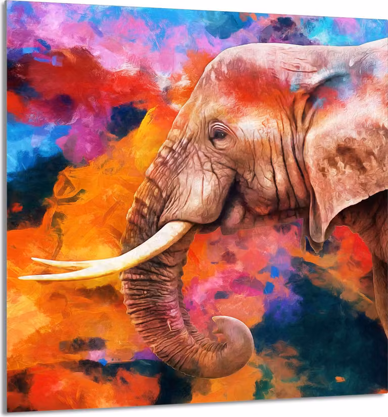 PIASTRELLE IN VETRO PER CUCINA 60x65 Elefante