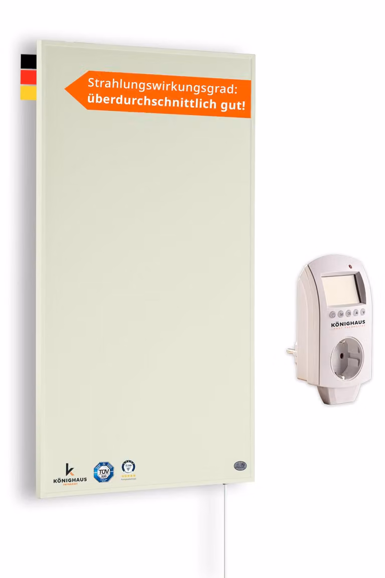 Riscaldamento a infrarossi, modello Colorado Edition - 600 Watt - Verde - Montaggio a parete