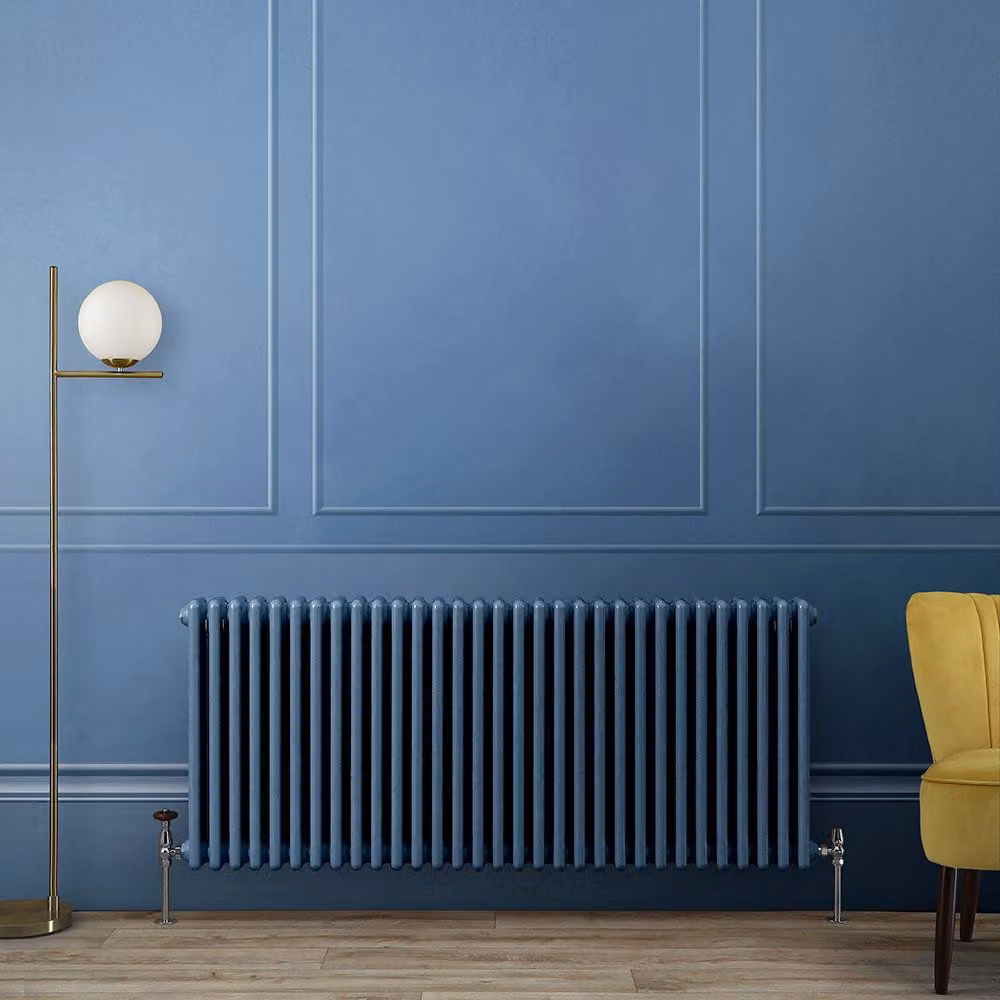 Radiatore Orizzontale a Colonne (3 Colonne) 600mm x 1415mm - Blu (Deep Sea Blu) - Regent