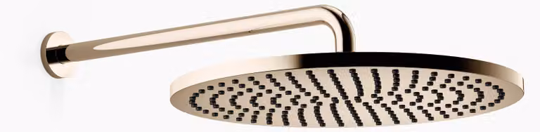 Douche de pluie Dornbracht avec fixation murale, Ø 400mm, saillie 450mm, flowReduce, 28658970-26, 28658970-26