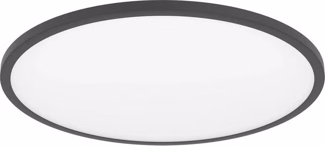 Plafoniera Moderna Sarsina-Z Alluminio Nero Luce Led Integrato 41W