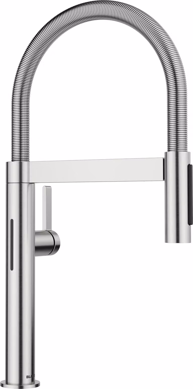 Miscelatore da cucina CULINA-S II, mini-sensore, acciaio PVD, alta pressione, estraibile
