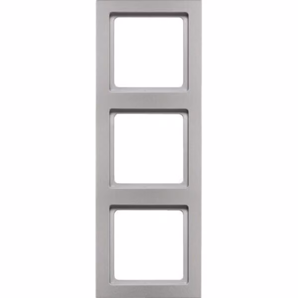 Telaio Berker 3f.alluminio/laccato 10136094