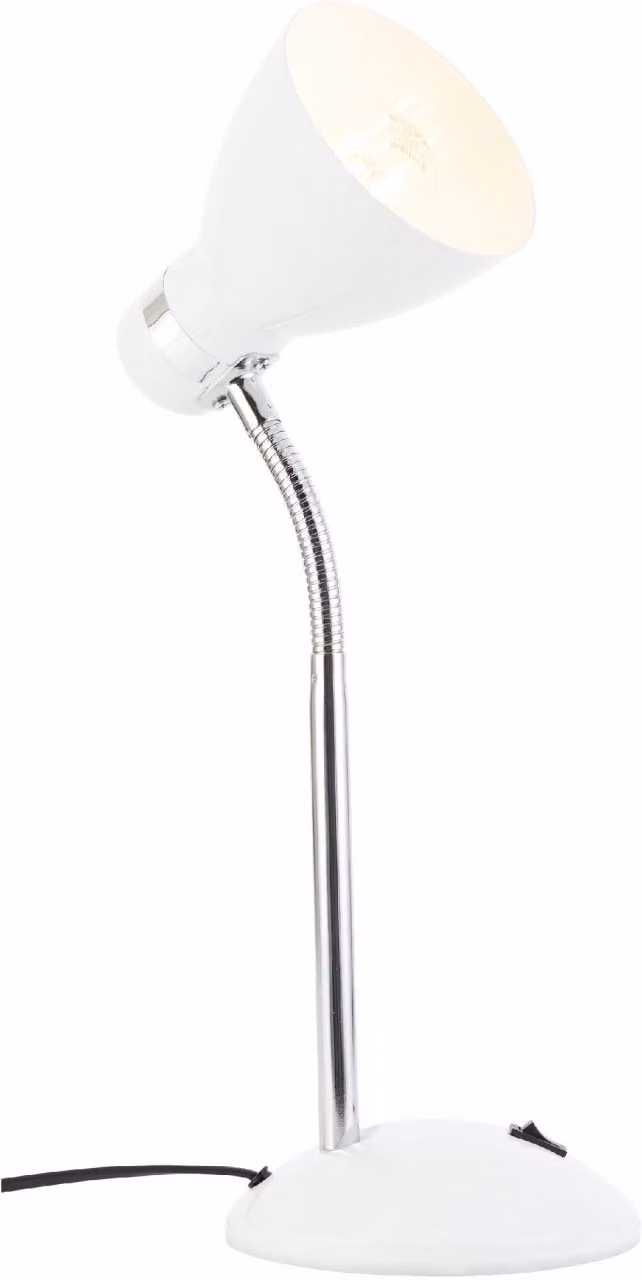 Lampada da tavolo Brilliant Allison 42 x 14 cm E27, con braccio flessibile