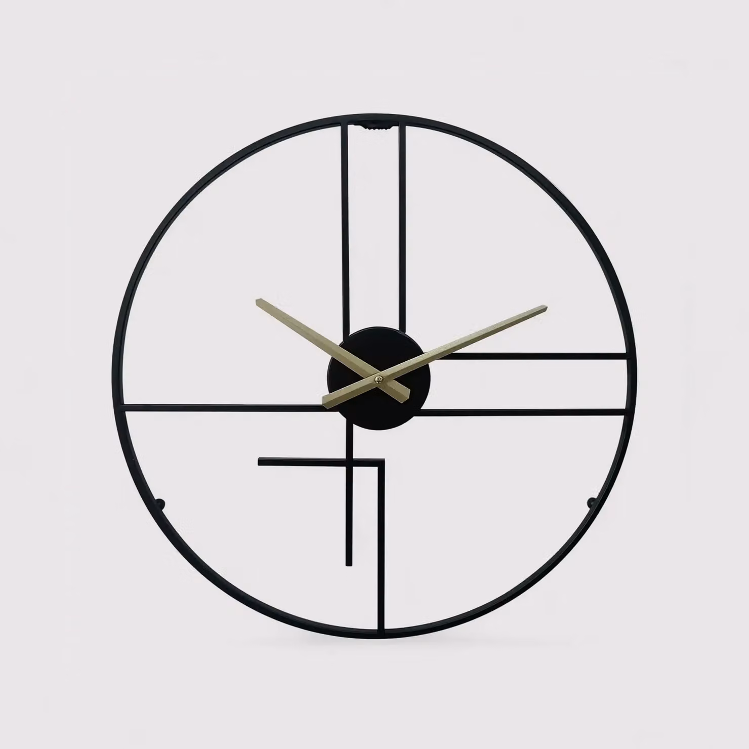 Bletilla - Orologio in metallo tondo in stile minimal