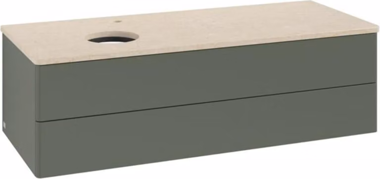 Mobiletto V&B senza struttura frontale, con illuminazione Antao 120x36x50cm, HL, WBP botti., le g. m Lac