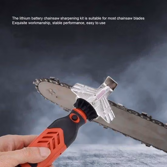 Set di affilatura manuale per seghe elettriche con dischi di affilatura - Sega manuale a batteria - Affilatrice per seghe a catena con pietre abrasive - Set di affilatura manuale per seghe a catena con dischi di affilatura.