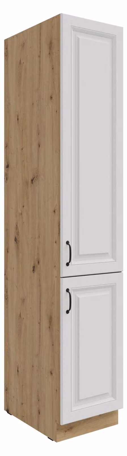 Credenza da cucina alta 40 cm Stilo Bianco + Rovere Artisan, angolo cottura, blocco cucina, cucina componibile, cucina in stile rustico