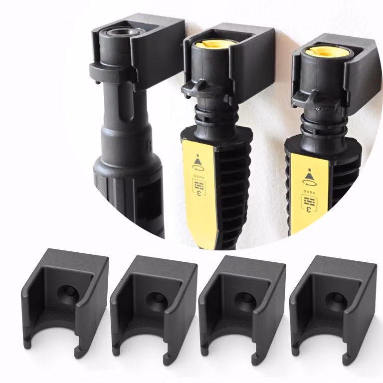 4 supporti a parete per accessori di idropulitrice
