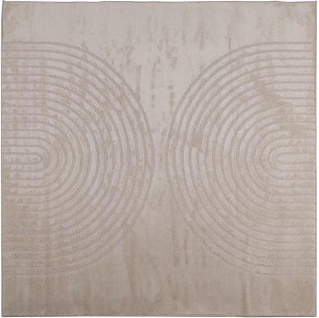 Tappeti per area | Tappeti a zone Quadrato GALATI Beige 240 x 240 cm Poliestere