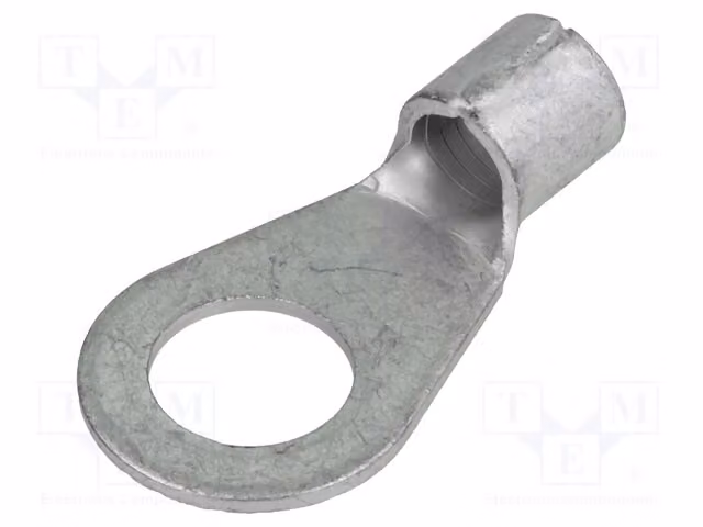 1 x Morsetto a anello: diametro 25 mm², per cavi M12, connessione a crimpare, 13 mm, BM 02649, isolato