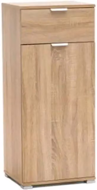 Base cucina KIVIO con anta e cassetto beige opaco L45 x P38 x H103 cm