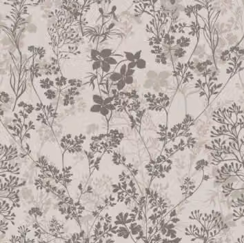 Piastrella Marazzi Cementum Wall effetto cemento decoro floreale beige finitura matt L: 120 cm, H: 40 cm, Spessore: 6 mm