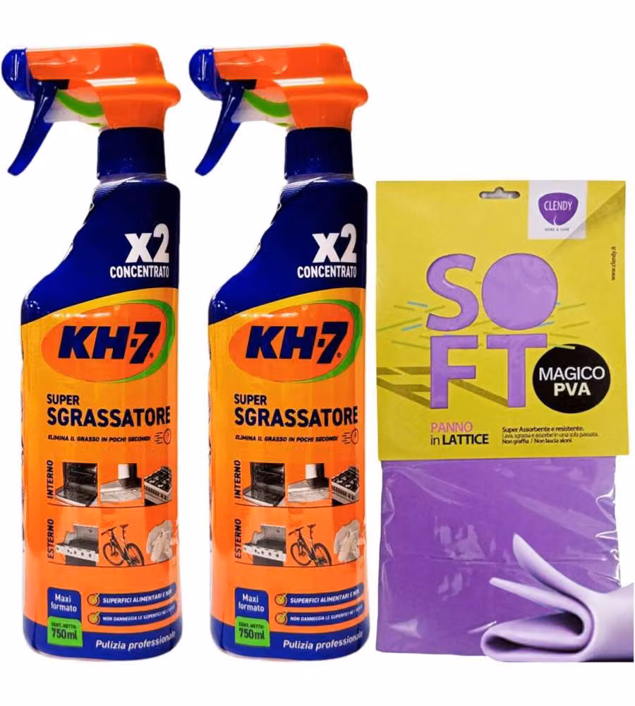 KH7 Sgrassatore 750ml - Spray per Pulizia Superfici Alimentari Arancione