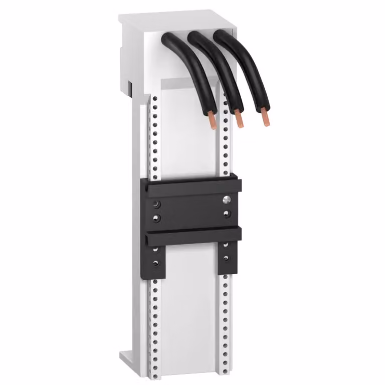 Piastra di montaggio Schneider Electric LA9Z 1x3p 63 A, 54x200x63 mm per GV3p LA9ZA32624
