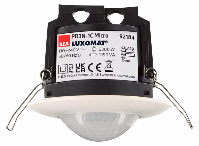 BEG Brück Rivelatore elettronico di movimento a soffitto PD3N-1C-DE Micro