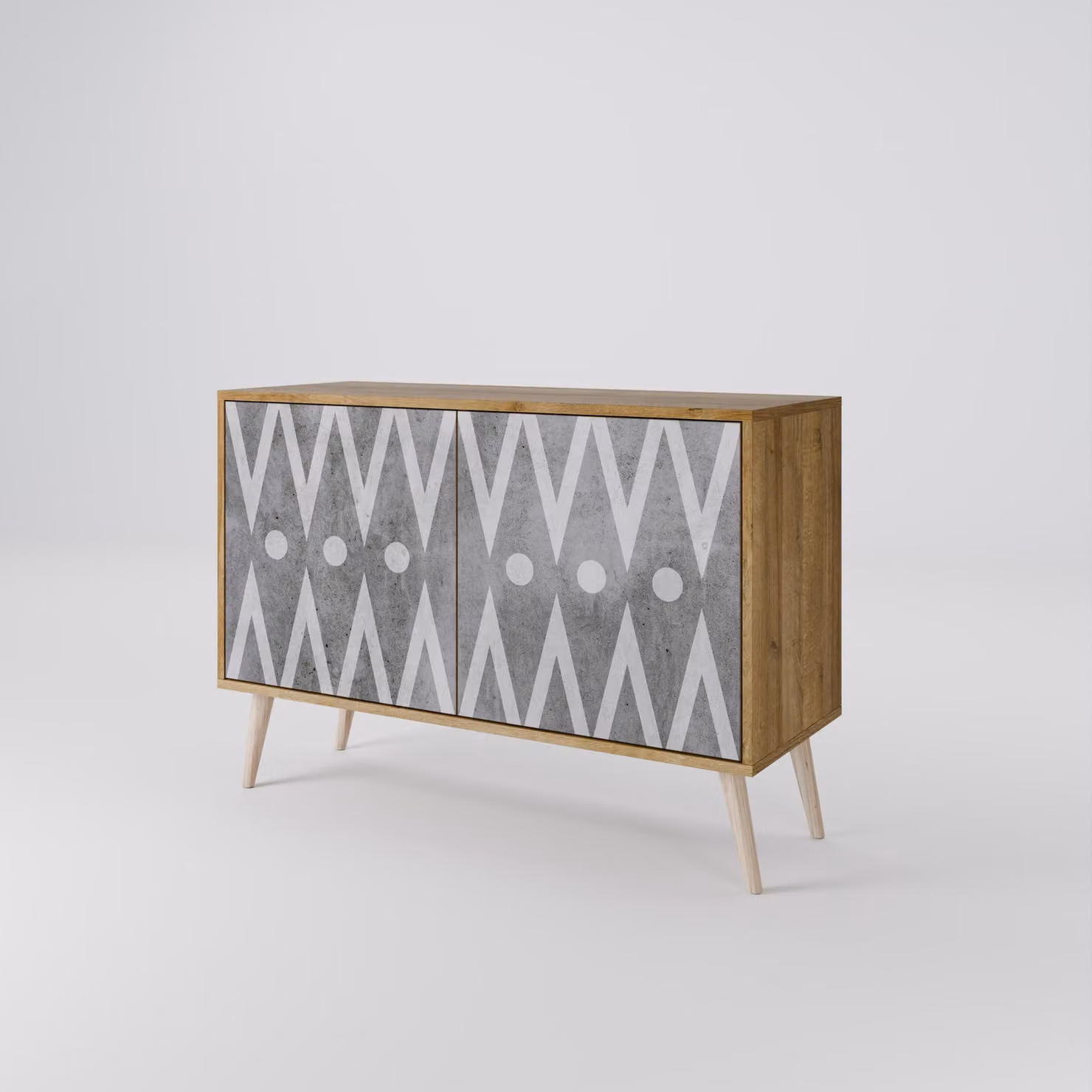 Cassettiera Spacerebels a 2 ante - credenza cassettiera - credenza alta - mobile guardaroba - soggiorno camera da letto - 57,5×111×42 (HxLxP)