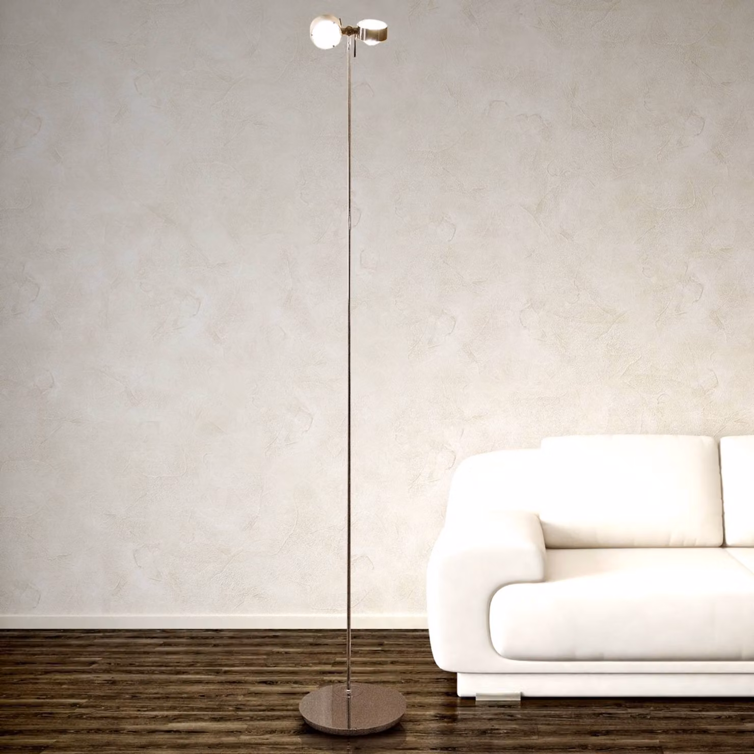 Top Light Lampada da terra di design PUK, Soggiorno / Sala da pranzo, Design, Lampada da terra