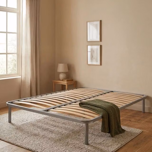 Rete letto matrimoniale Alessa di Talamo Italia, rete ortopedica in multistrato di betulla con 13 doghe, L 140 x P 190 x H 34 cm – 1