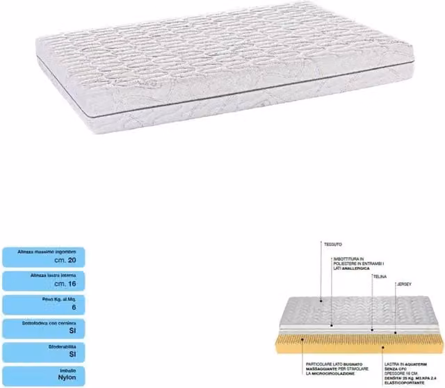Materasso comfort | 120x190 - Mobili 2G