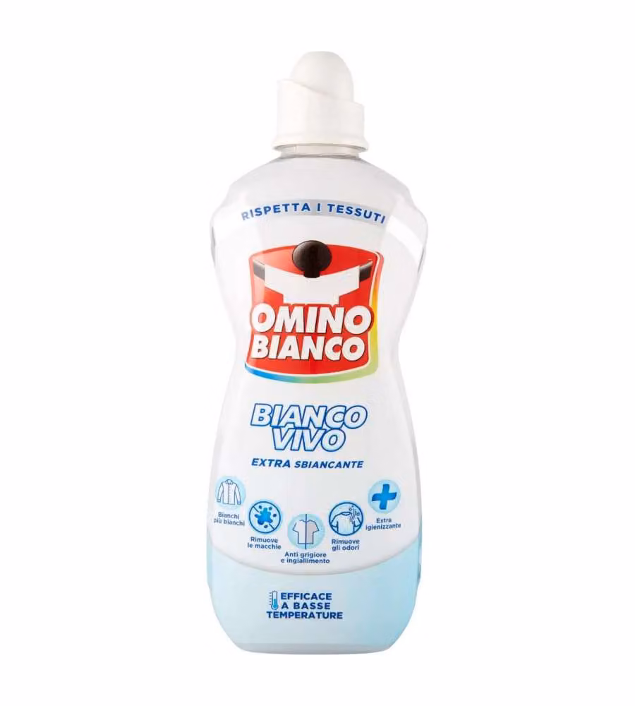 Omino Bianco Additivo Extra Sbiancante Bianco Vivo 900ml senza profumo