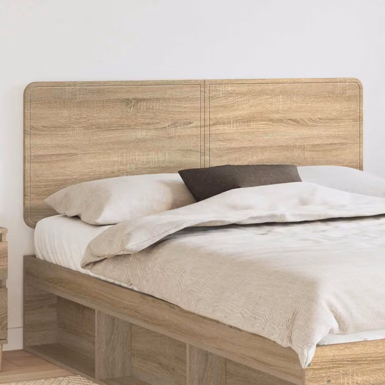 Testiera per letto vidaXL in legno ingegnerizzato Rovere Sonoma, marrone