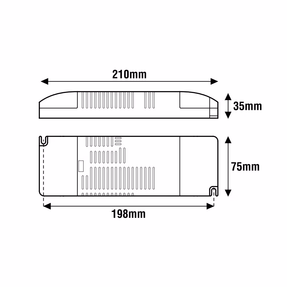 Alimentatore Dimmerabile 75W 24V LEF LIGHTING Per strisce LED