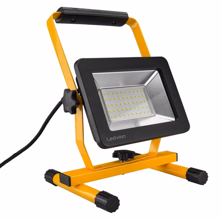 Lampada da cantiere LED Ledvion, 50W, impermeabile IP65, 6000 lumen