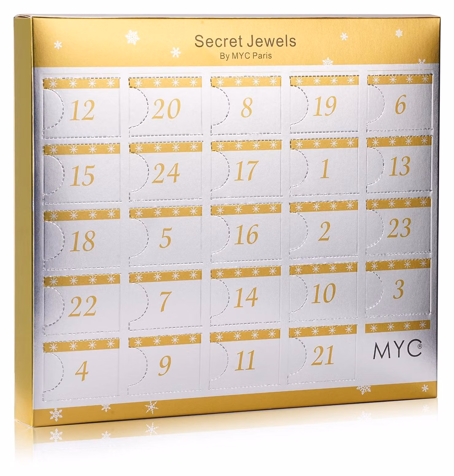Calendario dell'Avvento con 12 gioielli e 1 sorpresa