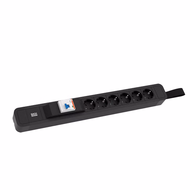 BACHMANN PRIMO 2 6xCEE7/3 1xFI con anello 2,0m CEE7/7